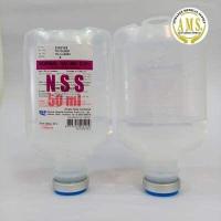 ราคา 1 ขวด น้ำเกลือ NSS 50 ML 0 9 Sodium chloride Solution แบบ Sterile ขนาด 50 ML 1 ขวด Exp 2025 2027 (4302294952)