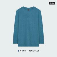 ราคา YuenPuen เสื้อยืดคอกลมแขนยาว สีฟ้าทะเล ไม่ยืด ไม่ย้วย ไม่ต้องรีด เสื้อยืดสีพื้น เสื้อยืนพื้น เสื้อยืดเปล่า (16029168562)
