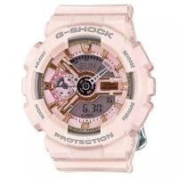 ราคา คลังสินค้าพร้อม original Casio G Shock GMA S110MP 4A1 ผู้ชายนาฬิกาข้อมือสปอร์ตผู้หญิง 200M กันน้ำกันกระแทกและกันน้ำโลกไฟเปิดปิดอัตโนมัติ S GMAS110 GMA S110 สีชมพู (11874163381)