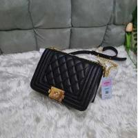 ราคา กระเป๋าแบรนด์แท้ กระเป๋าสะพายข้างผู้หญิง สไตล์ชาแนลบอย 8 10 นิ้ว กระเป๋าแฟชั่น2022 กระเป๋าวินเทจ กระเป๋าสะพายแฟชั่นผญ เกาหลี B801 B10 (10439319979)