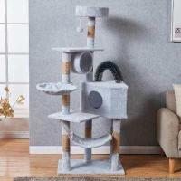 ราคา cat tree cat tree condo cat climbing คอนโดแมว บ้านแมว ของเล่นแมว คอนโดลับเล็บแมว เสาลับเล็บแมว คอนโดแมวใหญ่ คอนโดแมวราคาถูก แข็งแรง ทนทาน (17241952593)