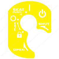 ราคา สติ๊กเกอร์ตกแต่งเบ้ากุญแจWave125i Wave110i Honda Dream Honda Super Cup (9988665590)