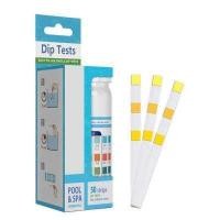 ราคา Ph Test Strips 50pcs Water Ph Tester Kit Water Quality Tester Strips for Free Chlorine Total Alkalinity and Ph for Pools Hot Tubs Spas trusted (16906996576)