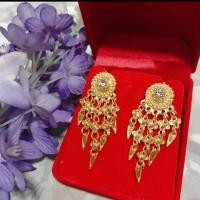 ราคา ต่างหูแม่หญิงการะเกดแบบระย้า ประดับพลอย (1075512954)