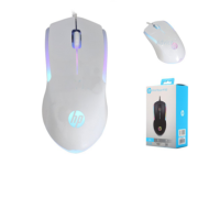 ราคา แท้100 HP เม้าส์ USB Optical Mouse HP GAMING รุ่น USB M160 เมาส์มีไฟ RGB สายยาว 1 3 เมตร รับประกัน1ปี (17475899670)
