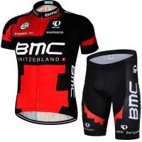 ราคา ชุดจักรยานลายทีมBMC กางเกงเป้าเจล 9D สำหรับนักปั่นทั้งชายและหญิง (13749280506)