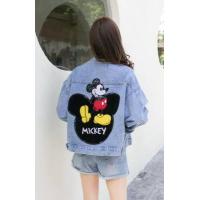 ราคา เสื้อแจ็คเก็ตยีนส์ เสื้อยีนสืทรงครอป เสื้อยีนส์สาวอวบ รุ่น8211 (8928365147)