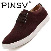ราคา PINSV รองเท้าแฟชั่นนุ่มแนะสวมสบาย Casual รองเท้าหนัง Lightsome ทั้งหมดรองเท้าหนังกลับ Non SLIP สวมใส่แต่เพียงผู้เดียว (402749600)