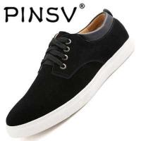 ราคา PINSV รองเท้าแฟชั่นนุ่มแนะสวมสบาย Casual รองเท้าหนัง Lightsome ทั้งหมดรองเท้าหนังกลับ Non SLIP สวมใส่แต่เพียงผู้เดียว (402749583)