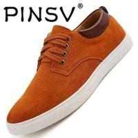 ราคา PINSV รองเท้าแฟชั่นนุ่มแนะสวมสบาย Casual รองเท้าหนัง Lightsome ทั้งหมดรองเท้าหนังกลับ Non SLIP สวมใส่แต่เพียงผู้เดียว (402749626)
