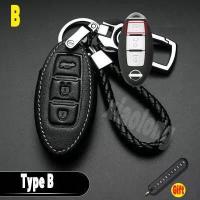 ราคา Xincan หนังคุณภาพสูงสำหรับ Nissan Key Cover Remote Key Case พร้อม Key Holder Fod รถโลโก้พวงกุญแจ Creative Alloy โลหะ Urvan Sentra Almera X Trail Patrol Navara Frontier Cefiro Juke (15148649767)