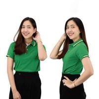 ราคา เสื้อโปโลสีเขียวไมโล เนื้อผ้าดี ไม่ขึ้นขน ไม่ต้องรีดบ่อย ซับเหงื่อ (7581456301)