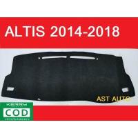 ราคา พรมปูคอนโซลหน้ารถ พรม โตโยต้า อัลติส TOYOTA ALTIS 2014 2015 2016 2017 2018 ใส่ร่วมกันได้ (1570192046)