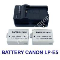 ราคา LP E5 LPE5 แบตเตอรี่ แท่นชาร์จ แบตเตอรี่พร้อมแท่นชาร์จสำหรับกล้องแคนนอน Battery Charger Battery and Charger For Canon EOS Rebel XSi XS T1i 450D 500D 1000D Kiss F X2 X3 BY TERB TOE SHOP (13361535121)