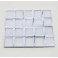 ราคา กล่องใส่พลอย กล่องพลอย กล่องใส่เพชร ขนาด 4X4Cm ชุดละ 20 กล่อง เฉพาะสีเดียว สีขาวหรือะสีดำ พื้นเป็นฟองน้ำ รองด้วยผ้ากำมะหยี่ (1397994026)