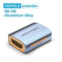 ราคา Vention หัวต่อ HDMI female to female Coupler Adapter High Speed ตัวแปลงสัญญาณ HDMI ตัวเมียเป็นหญิง4K HDMI 2 0 2 1 Connector สำหรับสาย HDMI มอนิเตอร์ PS4 PS2 TV Extension Cable HDMI Adapter (1672402721