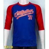 ราคา เสื้อแขนสามส่วน เสื้อแขนสามส่วนวินเทจ เสื้อไหล่สโลป เสื้อยืด เสื้อยืดวินเทจ OLDFATHER 75 Vintage รหัสสินค้า T 1 (7702666121)