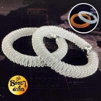 ราคา กำไลเงินชุดไทยมหัศจรรย์ 3 IN 1 โลหะขึ้นลายเกลียว คัดเกรด สามารถ ใช้เป็น กำไลข้อมือ รัดต้นแขน และ กำไ (677082424)