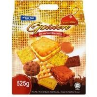 ราคา Hwa Tai Golden Assorted Biscuits 525g (13206433368)