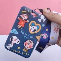 ราคา พร้อมส่ง ที่ใส่บัตร สายคล้องบัตร ป้ายใส่บัตร ป้ายชื่อ โยโย่ บัตรพนักงาน พร้อมพวงกุญแจ ลาย สนูปปี้ SNOOPY ป้ายห้อยบัตร (17268720642)