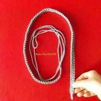 ราคา สายคาดเอวเชือกร่มถักที่ใส่ตะกรุด ขนาดกว้าง1 6เซนติเมตร ความยาวทั้งเส้น60นิ้ว ลายถักยาว30นิ้ว งานแฮนเมด กรุณากดเลือกสีก่อนกดสั่งซื้อ (3091406073)