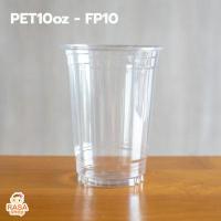 ราคา FP10 0100 แก้วพลาสติกใส เนื้อ PET 10oz รุ่น FP10 บรรจุ 100 ใบ รุ่นหนา ตัวเลือกฝาด้านใน (13707748144)