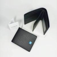 ราคา Guy Laroche กระเป๋าสตางค์ผู้ชายพับสั้น มีลิ้นกลาง สีดำ หนังลาย หนังแท้ ของใหม่ ของแท้100 (16930061443)