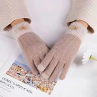 ราคา ถุงมือไหมพรมทัชสกรีน ใส่ได้ชาย หญิง ส่งจากไทย (16223844351)