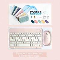 ราคา 10 Mini คีย์บอร์ดไร้สายบลูทูธแบบ Dual โหมดเมาส์สำหรับ Samsung Galaxy Tab S6 Lite 2022 S5E S4 S3 S2 A8 10 5 A7 10 4 A7 Lite S8 Ultra S7 FE S7 Plus 10 1 (15808789430)