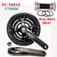 ราคา SHIMANO DEORE FC T6010ขายึดจานหน้า MTB ความเร็ว3X10 ขนาด170มม 48 36 26T BB52 (11887263175)