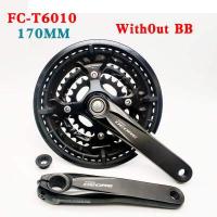 ราคา SHIMANO DEORE FC T6010ขายึดจานหน้า MTB ความเร็ว3X10 ขนาด170มม 48 36 26T BB52 (11887263174)