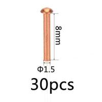 ราคา พร้อมสต็อกถ้วยทองเหลืองหัว Rivet M1 5 M2 M2 5 M3 M4 M5 M6 M8กระทะทองแดงหัว Rivets ครึ่งรอบหัว Rivet ความยาว3Mm 50Mm DIY เครื่องมือชุดซ่อมเปลี่ยนชุด (13875610340)