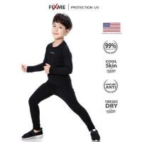 ราคา kid เสื้อรัดกล้ามเนื้อเด็ก เสื้อกันยูวีเด็ก เสื้อกันแดดเด็ก Bodyfit Rush (12632954805)