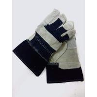 ราคา ถุงมือหนังผ้ายีนส์ 10 5 นิ้ว ผลิตจากหนังวัว เกรด BC คงทน ช่วยป้องกันการกระเเทกจากของมีคมได้ (10261145991)