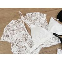 ราคา crochet crop with bra เสื้อครอปโครเชต์ บราบิกินี่เลดี้ปราง พร้อมส่ง (16134721089)