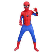 ราคา Spiderman cos เสื้อผ้า Marvel การกลับมาของฮีโร่คนเดียวกัน Superman ชุดเด็ก one piece tights ชุด Myers Spiderman Iron Spiderman Amazing Spider Man (9494170339)