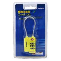 ราคา SOLEX กุญแจคล้อง ล็อคกระเป๋า TSA 33 W กุญแจรหัส (16306525765)