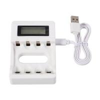 ราคา 4 Slots Lcd Screen Usb Battery Charger For Rechargeable Aa Aaa Ni Cd Ni Mh (12303367113)
