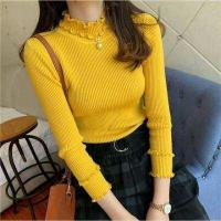 ราคา พร้อมส่ง เสื้อไหมพรมคอเต่าแต่งมุก งานดี ผ้านิ่ม (11608286771)