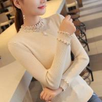 ราคา พร้อมส่ง เสื้อไหมพรมคอเต่าแต่งมุก งานดี ผ้านิ่ม (11608286772)