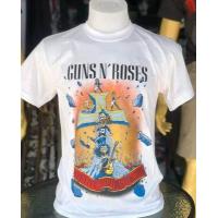 ราคา GunN Roseขาว ดีดกีตาร์ เสื้อวินเทจ เสื้อวงดนตรี เสื้อผ้าแฟชั่นผู้ชาย เสื้อสีดำเท่ๆ เสื้อยืดผู้ชาย เสื้อฮาเล่ เสื้อดำวินเทจ เสื้อวงวินเทจ (9775777239)