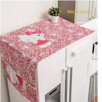 ราคา ผ้าคลุมตู้เย็น 56x120cm ผ้าคลุมตู้เย็นคิตตี้ เมโลดี้ โดเรมอน ของใช้คิตตี้ ของตกแต่งบ้าน (9883285600)