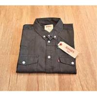 ราคา LEVI S LONG SLEEVE SHIRT BUTTON UP FOR MEN DARK GRAY สินค้านำเข้าของแท้100 การันตี (5156582429)
