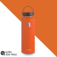 ราคา Qottle cylinder 40oz กระบอกเก็บความเย็น กระบอกน้ำทรงแทงค์ ใส่ได้ทั้งน้ำเย็นและน้ำร้อน สแตนเลส 304 ฝาเกลียวแบบหูหิ้วขนาด 40oz 1 2 ลิตร (16483508107)