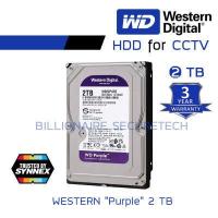 ราคา WD Purple 1 2 4 6 8 10 TB 3 5 Harddisk for CCTV สีม่วง by SYNNEX BY BILLIONAIRE SECURETECH (14918863672)