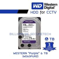 ราคา WD Purple 1 2 4 6 8 10 TB 3 5 Harddisk for CCTV สีม่วง by SYNNEX BY BILLIONAIRE SECURETECH (17124687455)