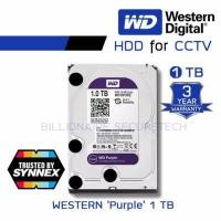 ราคา WD Purple 1 2 4 6 8 10 TB 3 5 Harddisk for CCTV สีม่วง by SYNNEX BY BILLIONAIRE SECURETECH (14918863671)