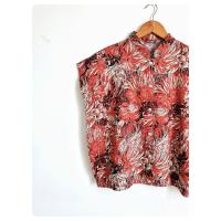 ราคา เสื้อลินินคอจีนทรงoversizeปล่อยๆใส่สบาย (17106491554)