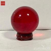 ราคา ลูกแก้ว ลูกแก้วคริสตัล ลูกแก้วมงคล ใส เหลือง แดง ม่วง ชมพู เขียว น้ำเงิน ฐานไม้ ขนาด 3 4 5 6 8 10 15 20 ซม เสริมดวง ปรับฮวงจุ้ย (10961528406)