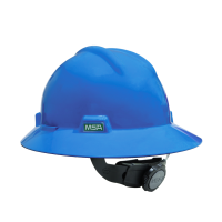 ราคา นำเข้า หมวกนิรภัย ปีกรอบ ยี่ห้อ MSA เกรด USA รุ่น V GARD Full Brim มาตรฐาน ANZI EN หมวกเซฟตี้ Safety helmet หมวกการไฟฟ้า class E (916910342)